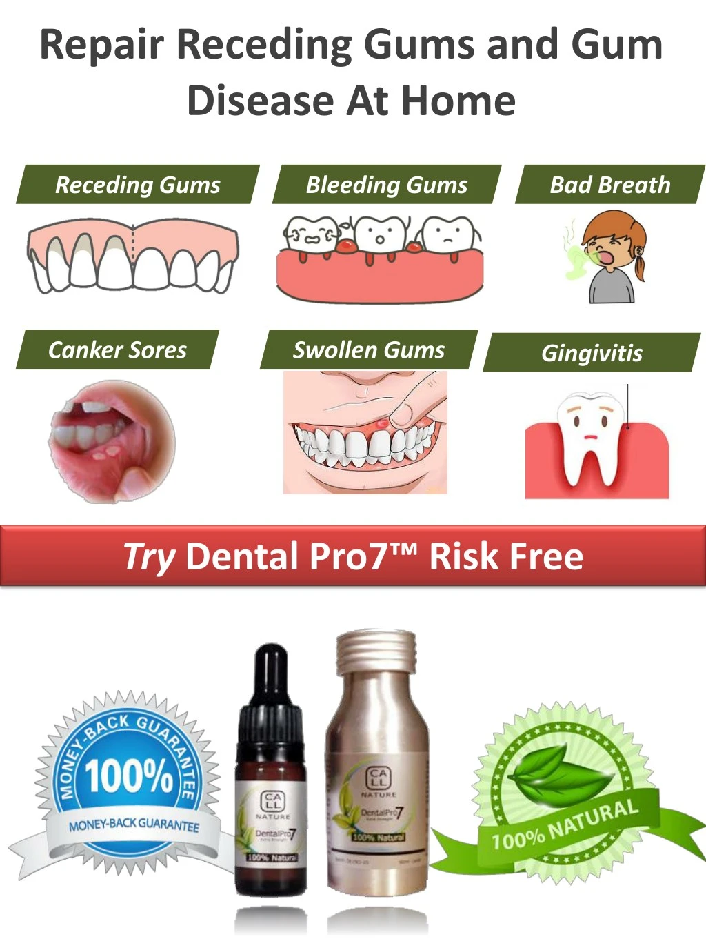 repair receding gums and gum disease at home