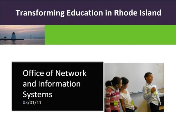 Transforming Education in Rhode Island