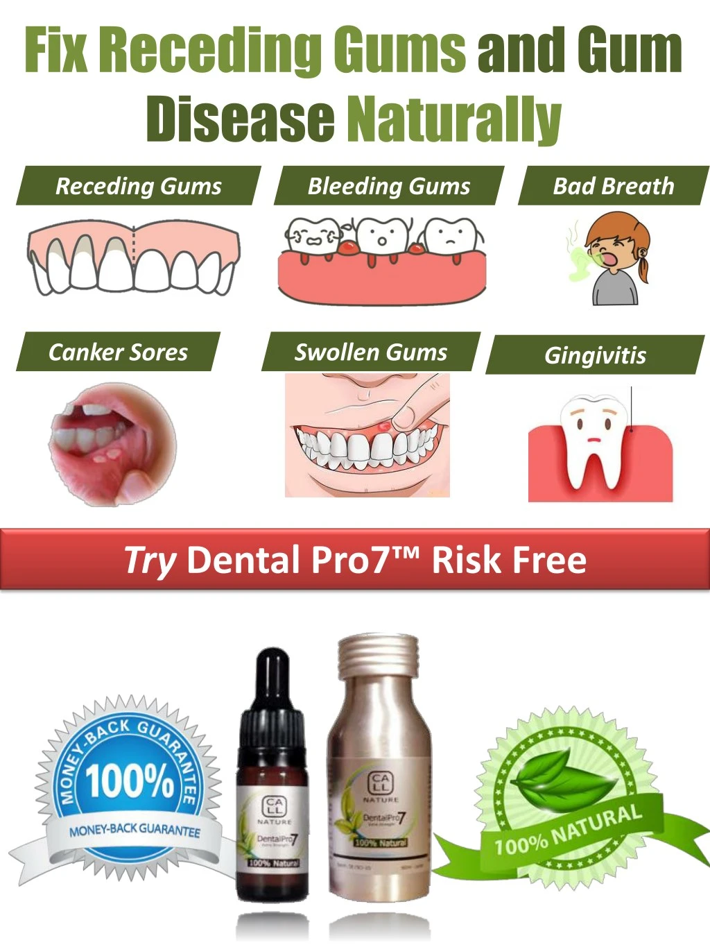 fix receding gums and gum disease naturally