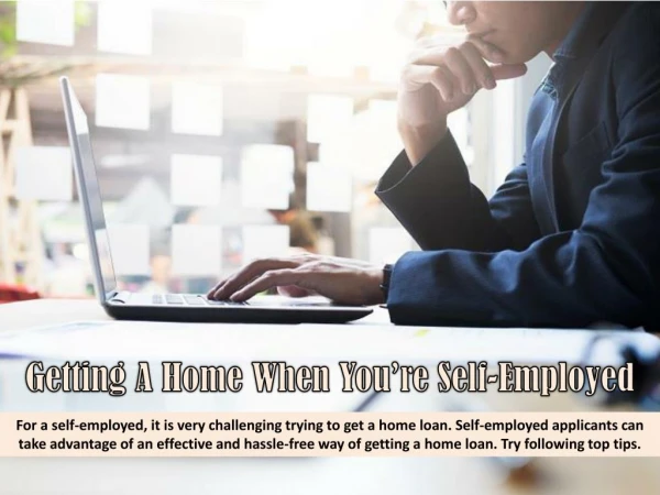 Getting A Home When You’re Self-Employed