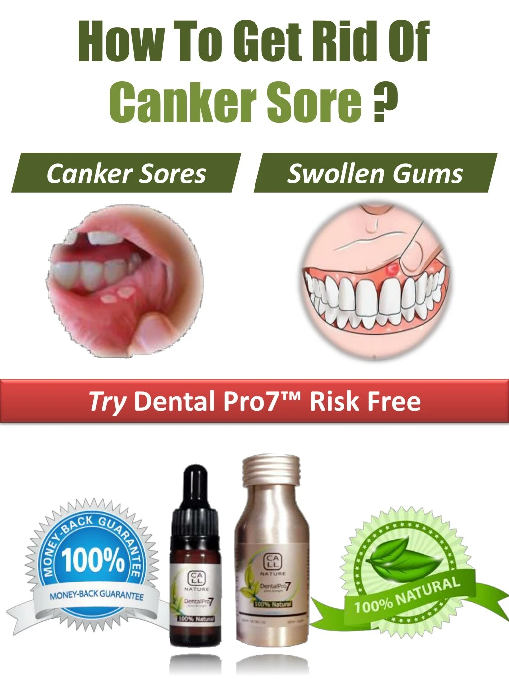 how to get rid of canker sore