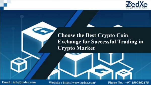 Choose the Best Crypto Coin Exchange for Successful Trading in Crypto Market