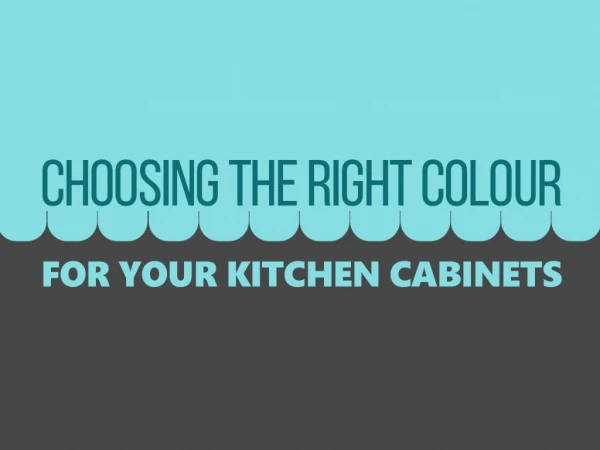 Choosing The Right Color For Your Kitchen Cabinets