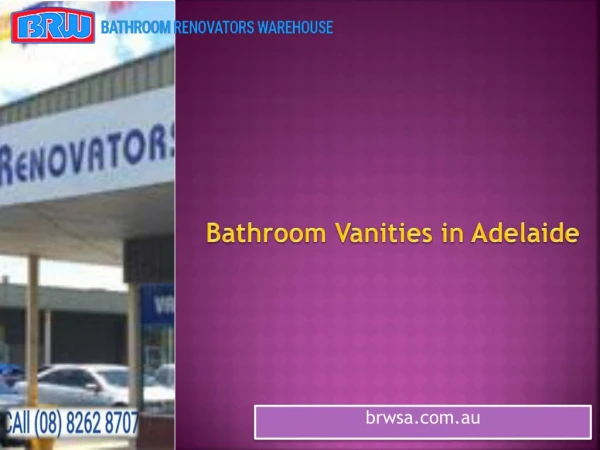 Bathroom Vanities in Adelaide