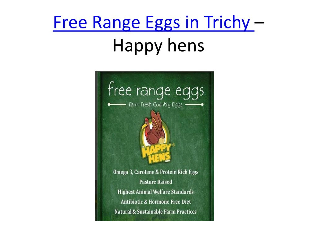 free range eggs in trichy happy hens