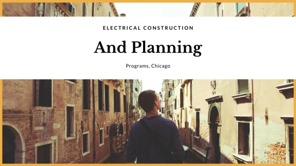Electrical construction & planning programs, Chicago
