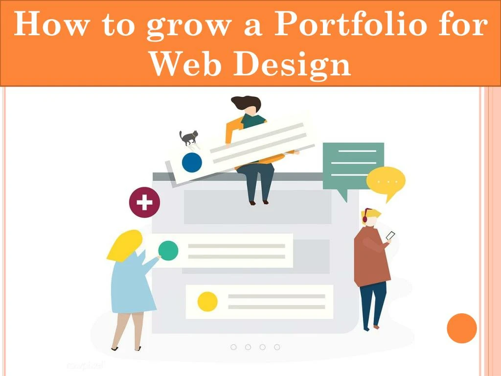 how to grow a portfolio for web design