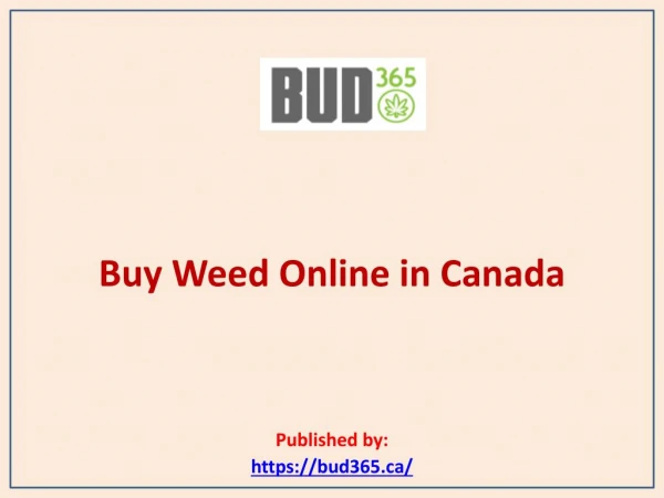 Buy Weed Online in Canada