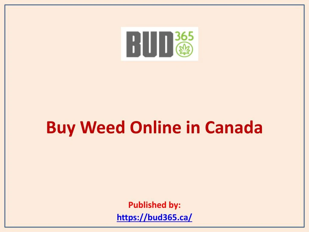 buy weed online in canada published by https bud365 ca