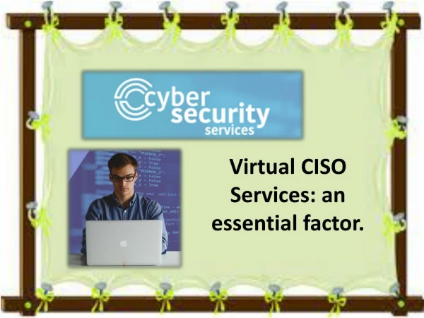 Cyber security come back with latest Virtual CISO Services