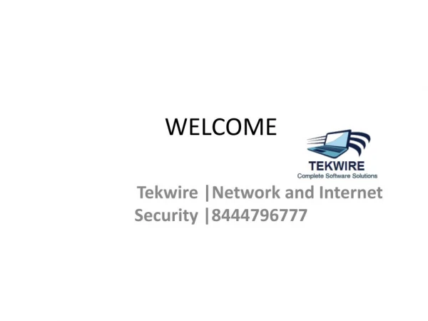 welcome