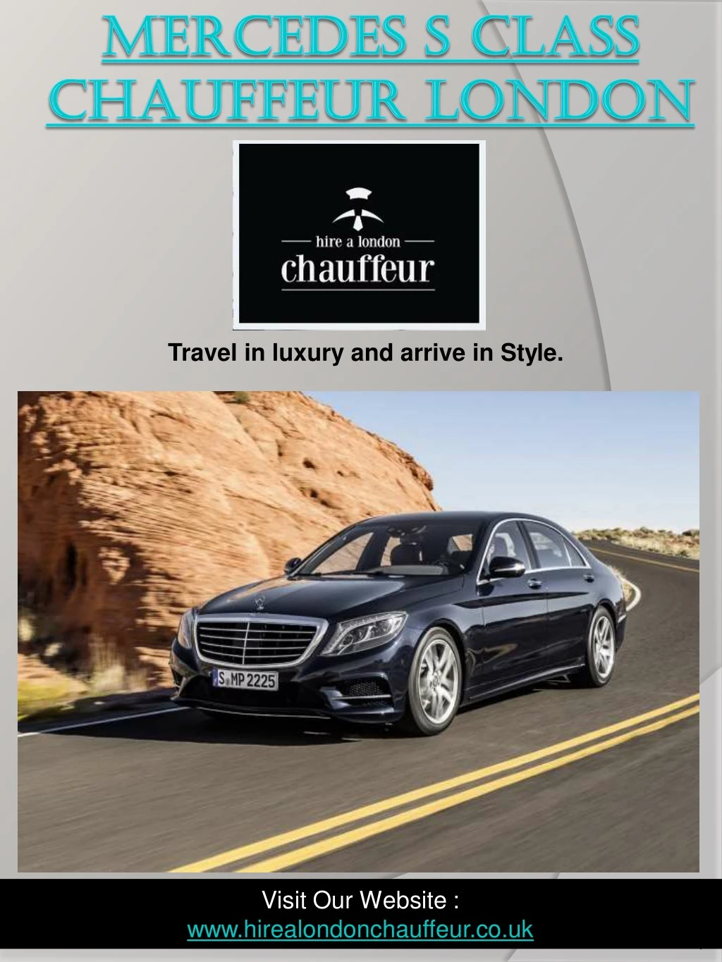 travel in luxury and arrive in style