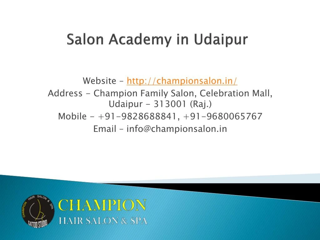 salon academy in udaipur