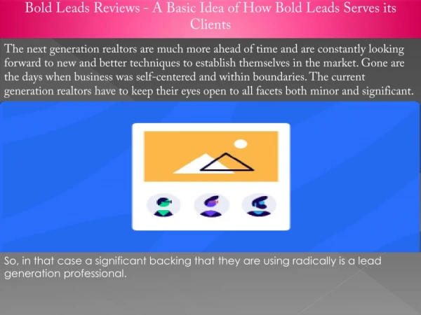 Bold Leads Reviews - A Basic Idea of How Bold Leads Serves its Clients