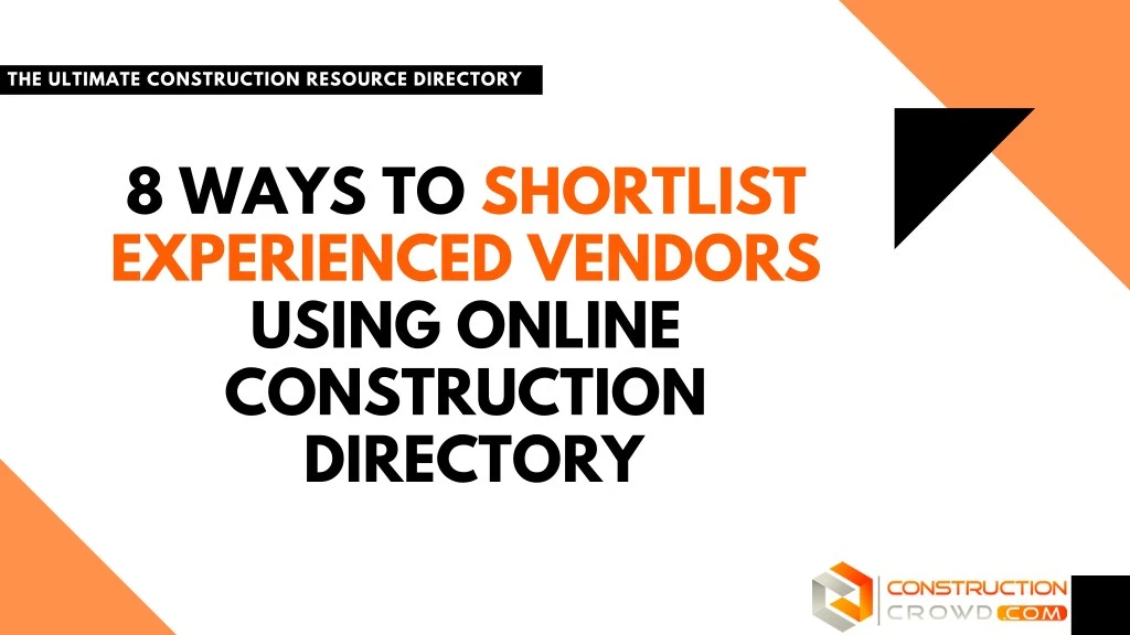 the ultimate construction resource directory