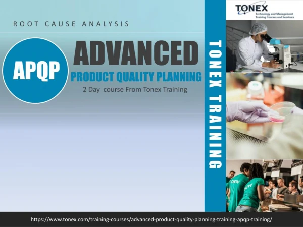 Advanced Product Quality Planning APQP : Tonex Training