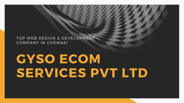 Gyso - Top Web Designing & Development Company in Chennai