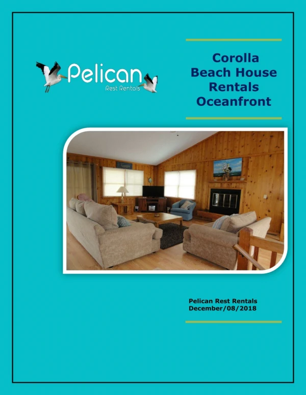 Corolla Beach House Rentals Oceanfront