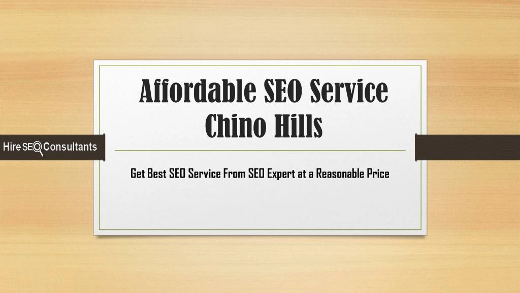 affordable seo service chino hills