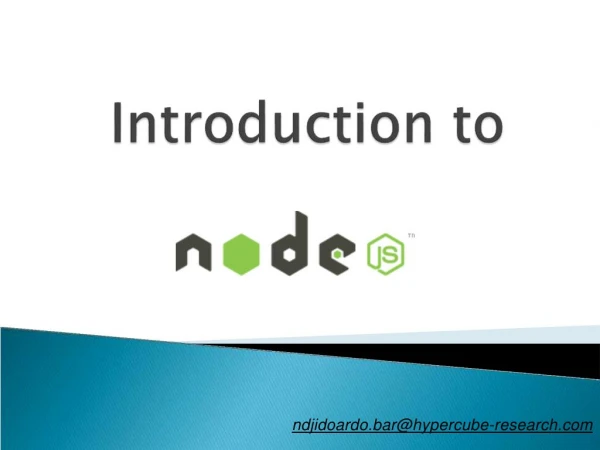 What is Node JS ?