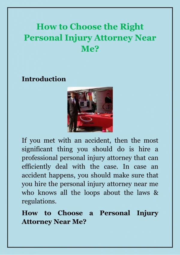 How to Choose the Right Personal Injury Attorney in Milwaukee