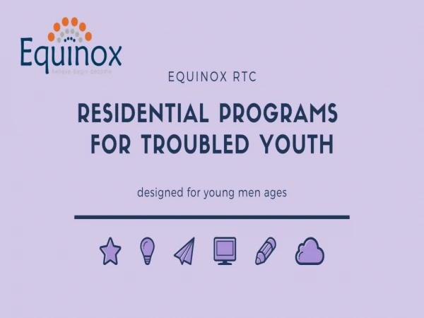 Residential programs for troubled youth