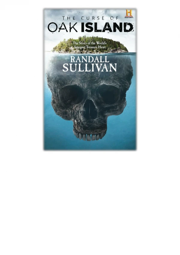[PDF] Free Download The Curse of Oak Island By Randall Sullivan
