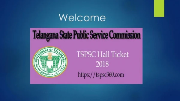 TSPSC Hall Ticket 2018: Check Telangana State PSC Exam Admit Cards