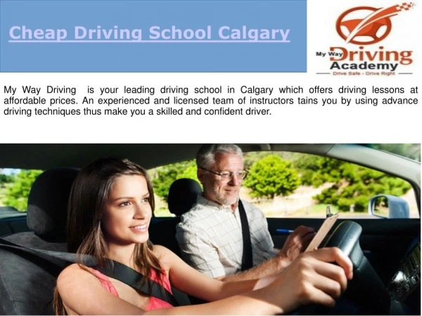 Cheap Driving School Calgary