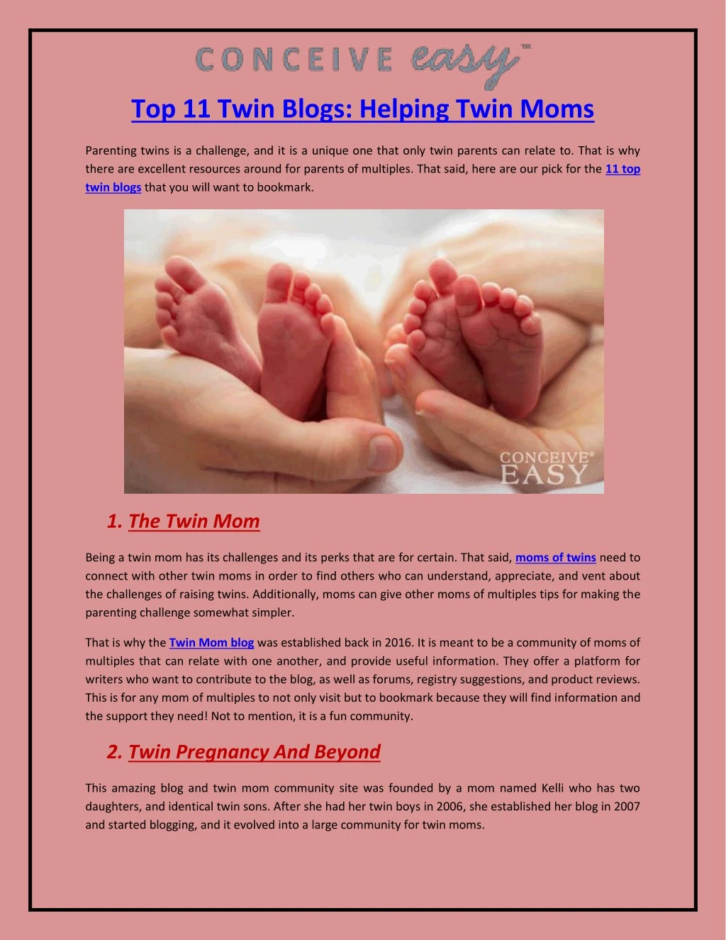 top 11 twin blogs helping twin moms