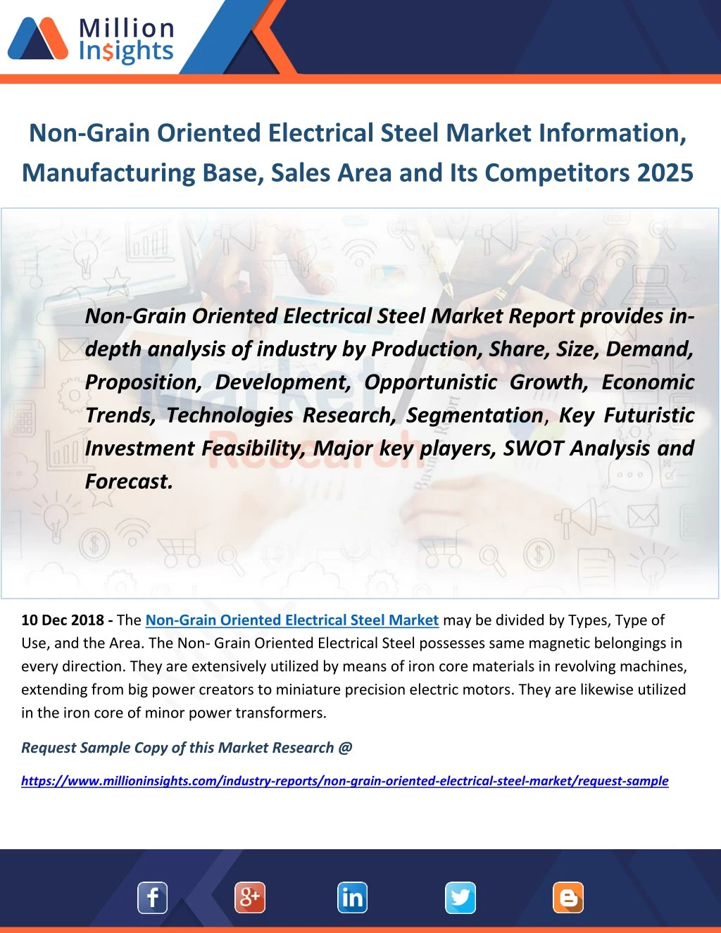 non grain oriented electrical steel market