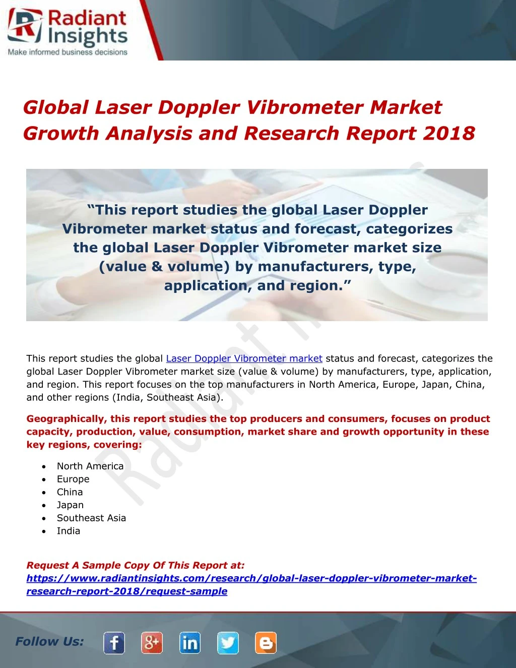 global laser doppler vibrometer market growth