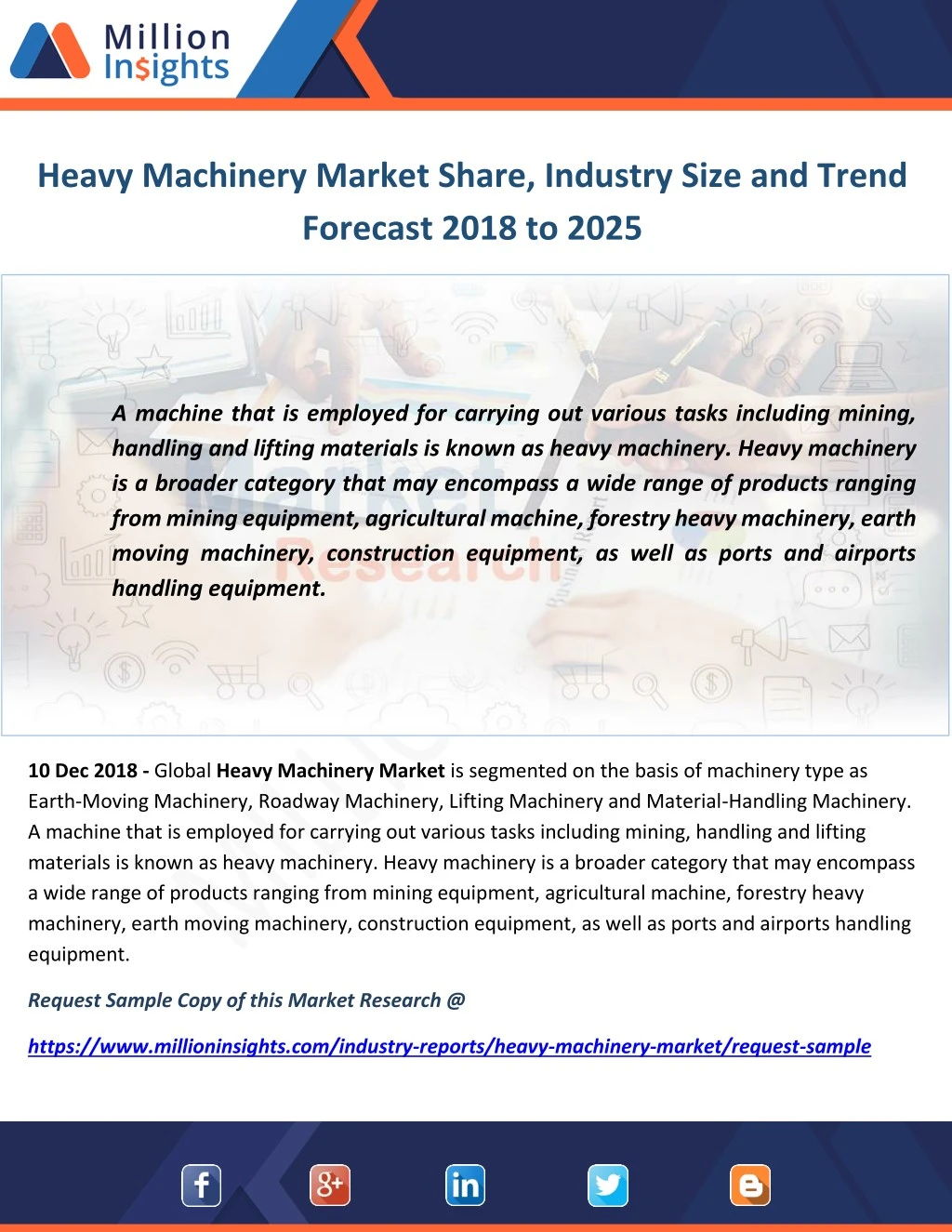 heavy machinery market share industry size