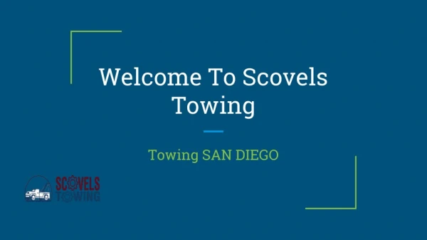 Towing SAN DIEGO | Scovelstowing