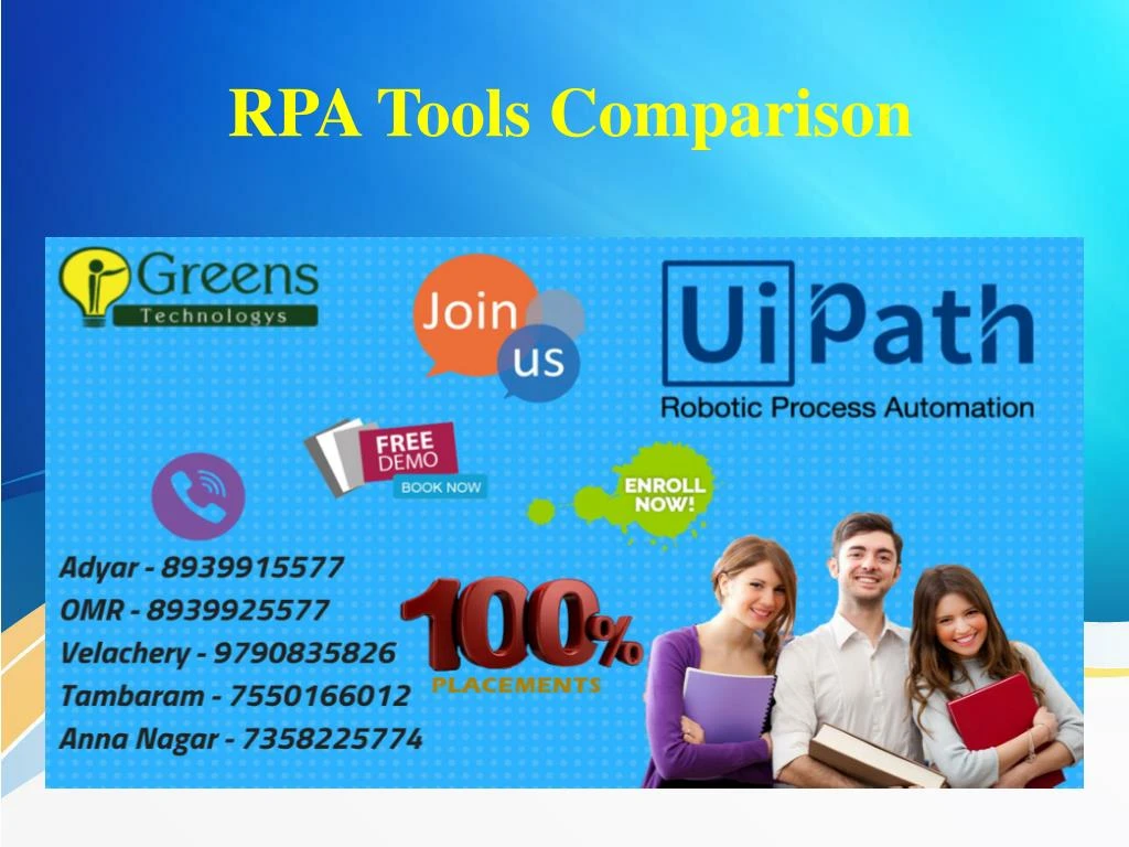 rpa tools comparison