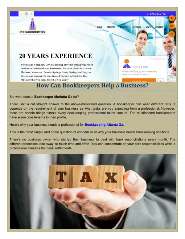 How Can Bookkeepers Help a Business?