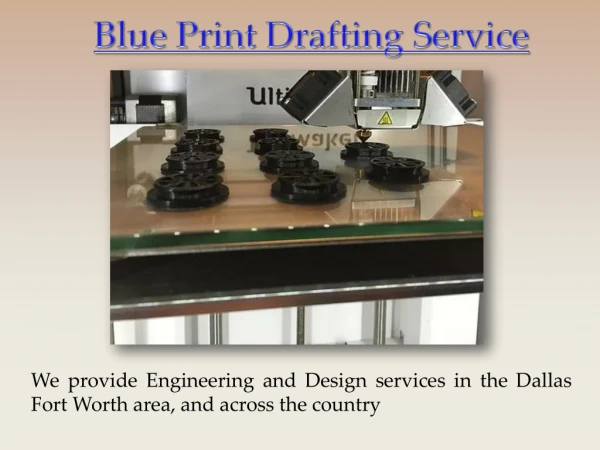 Blue Print Drafting Service