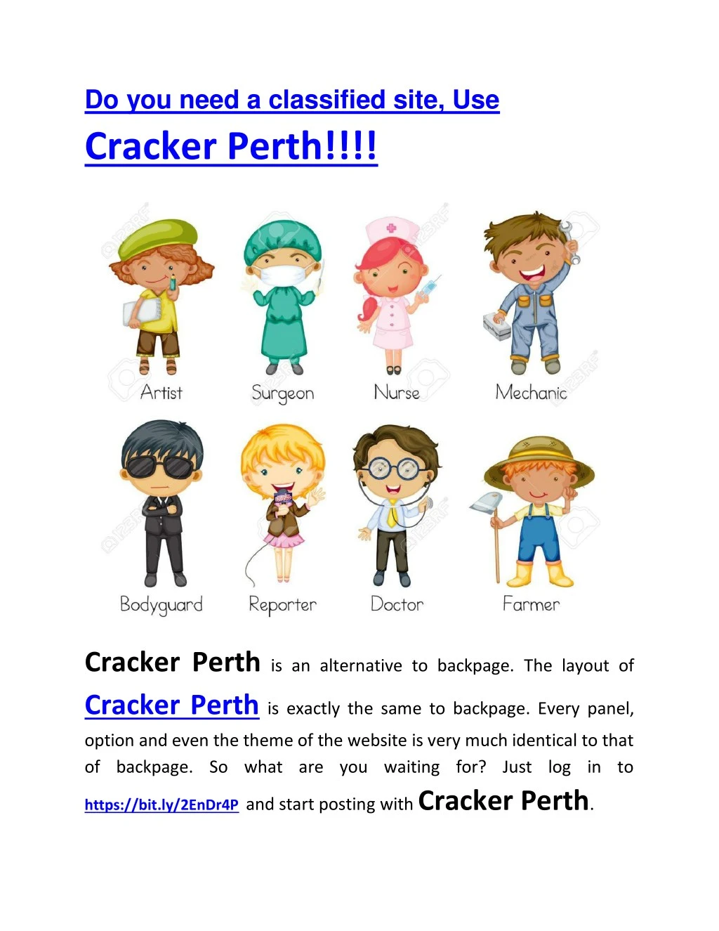 do you need a classified site use cracker perth