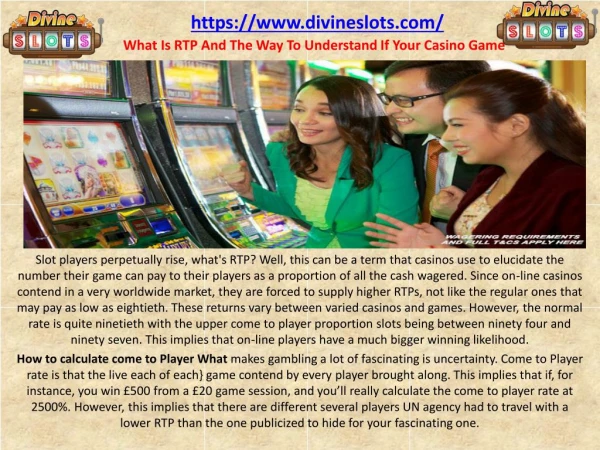What Is RTP And The Way To Understand If Your Casino Game