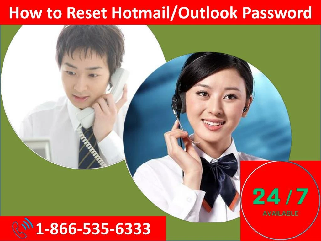 how to reset hotmail outlook password