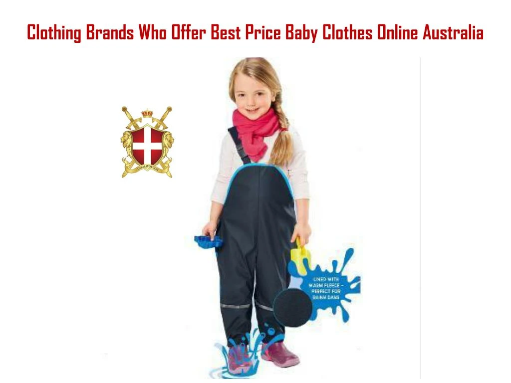 clothing brands who offer best price baby clothes