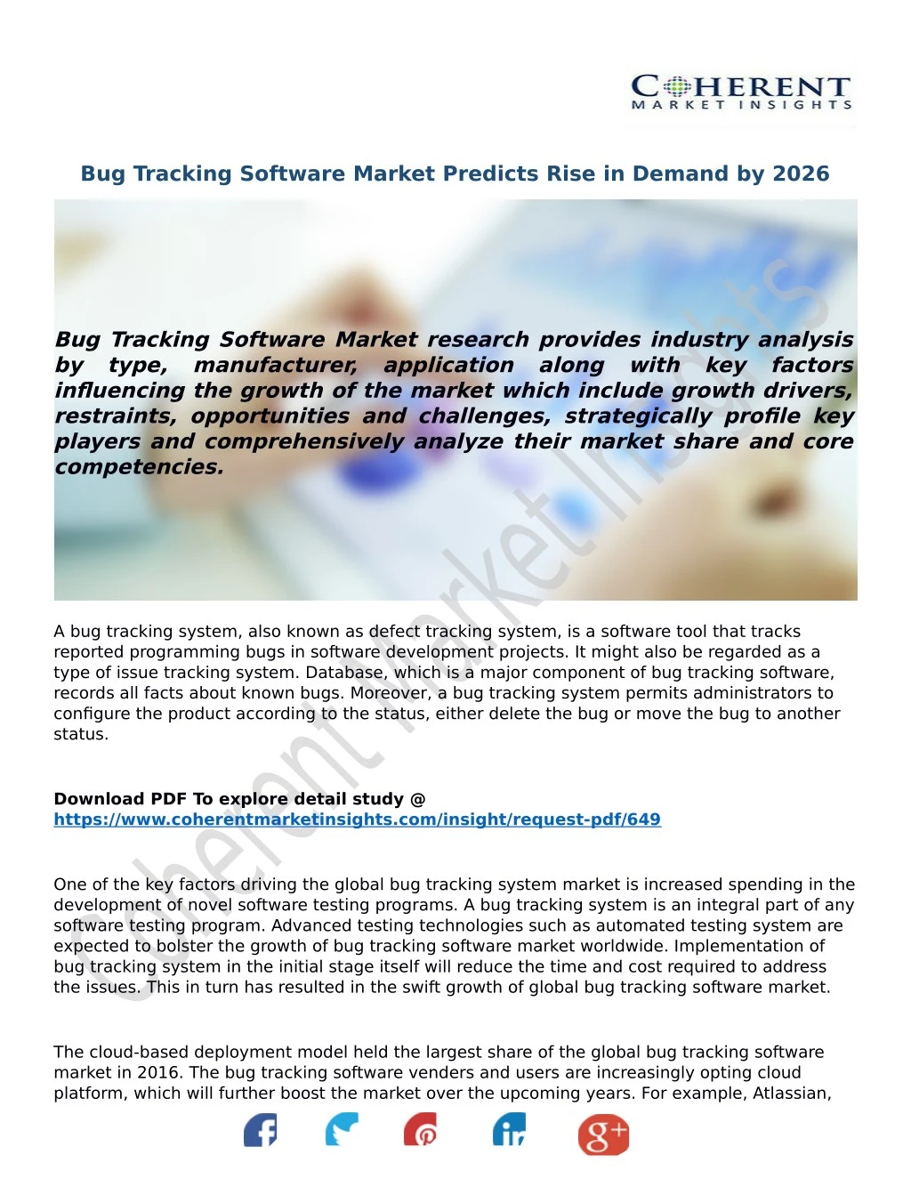 bug tracking software market predicts rise