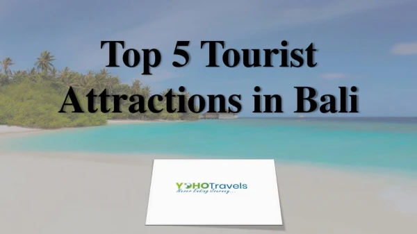 Bali 4N/5D Tour package | Top 5 Tour Attraction