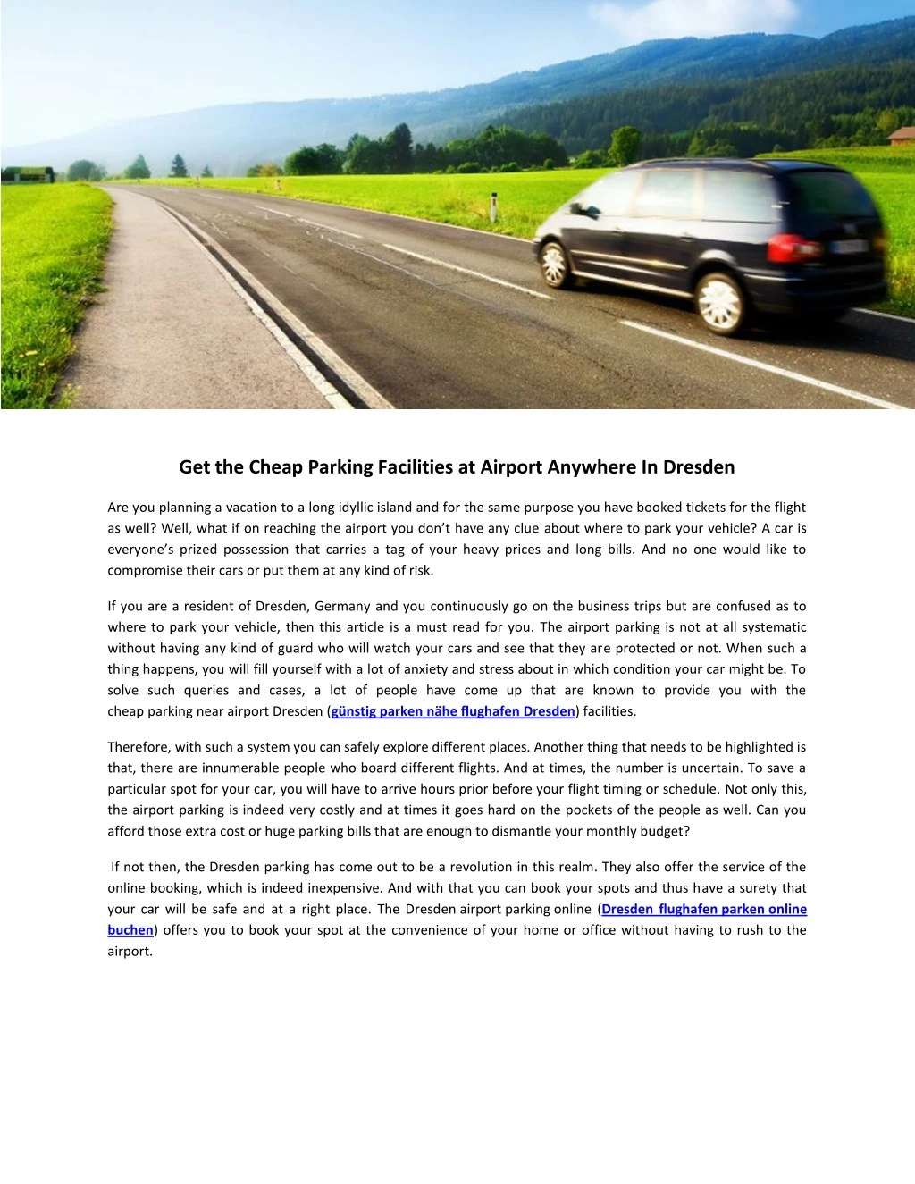 get the cheap parking facilities at airport
