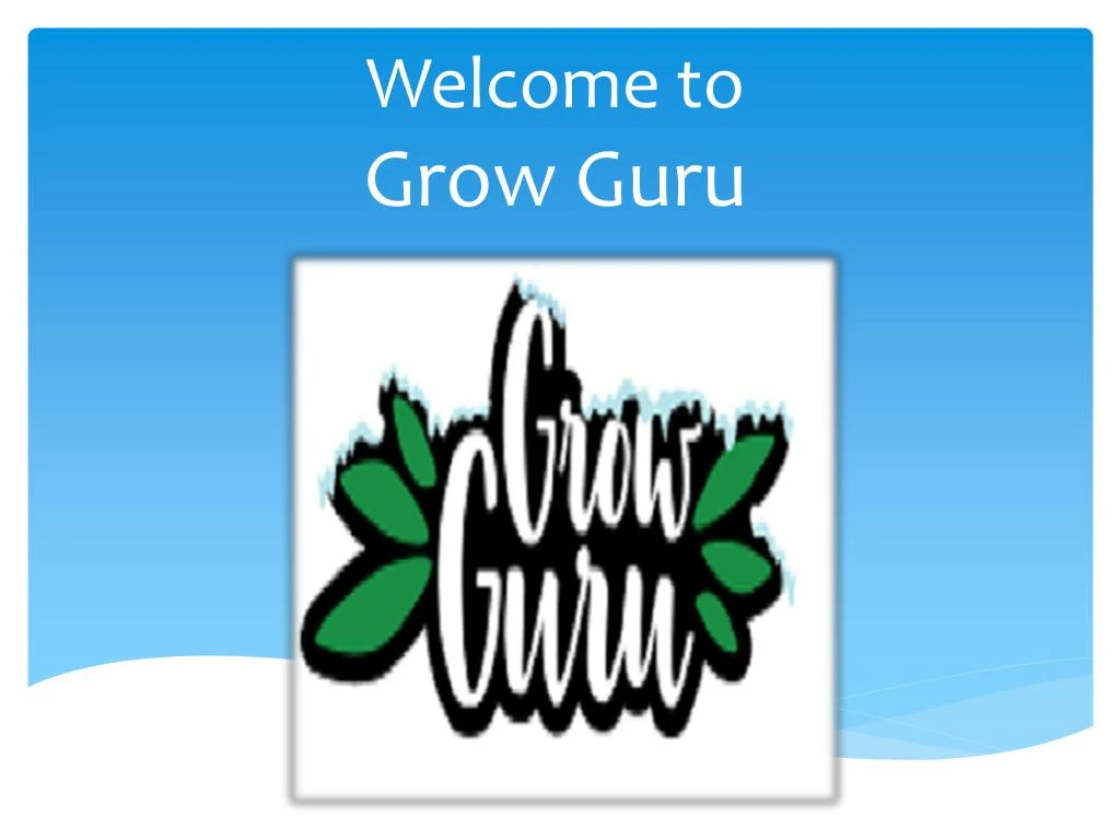 welcome to grow guru