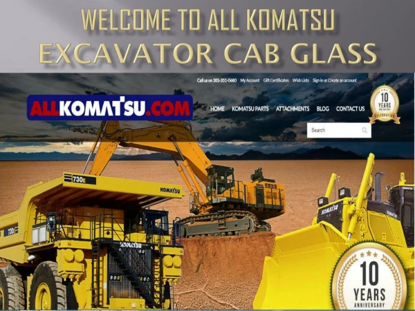 All Komatsu EXCAVATOR CAB GLASS