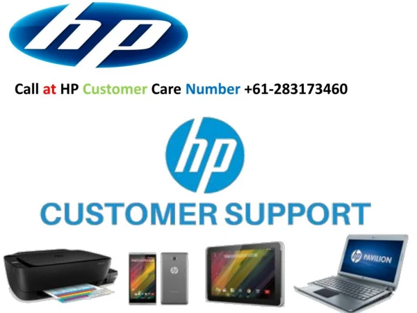 Dial HP Customer Support Number 61-283173460 and get fast solution