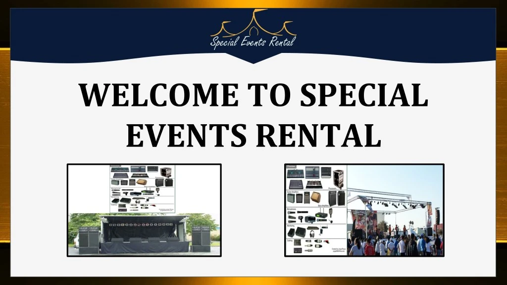 welcome to special events rental