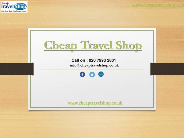 Cheap Travel Shop