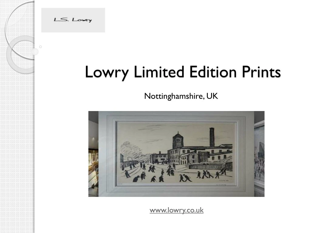 lowry limited edition prints